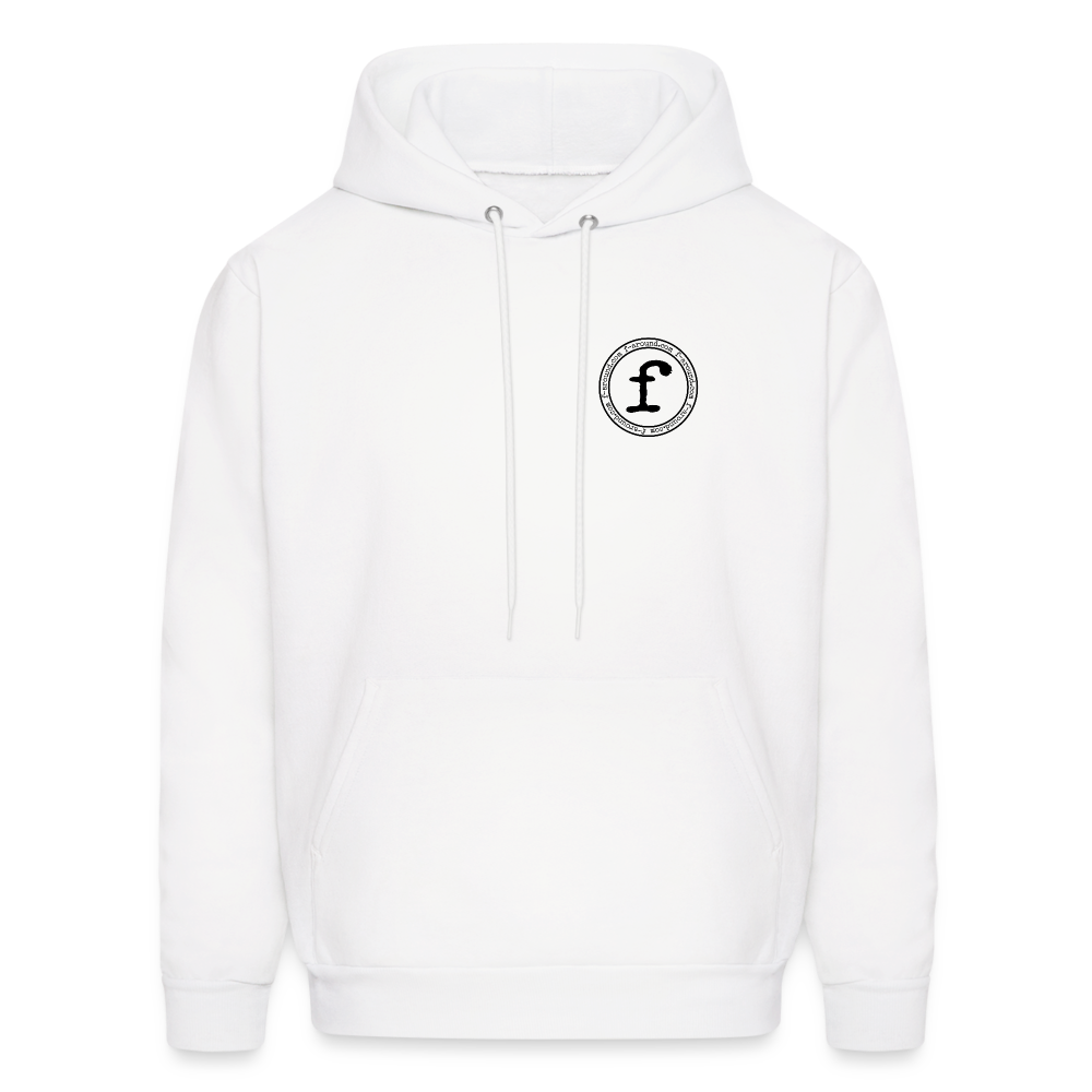 Working Like Crazy Hoodie - white