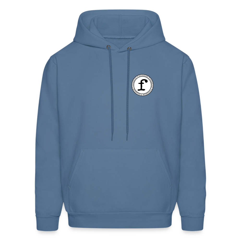 Working Like Crazy Hoodie - denim blue