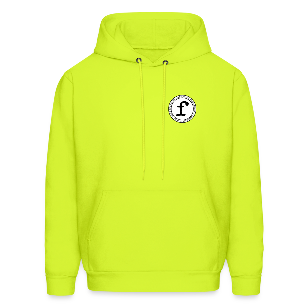 Working Like Crazy Hoodie - safety green