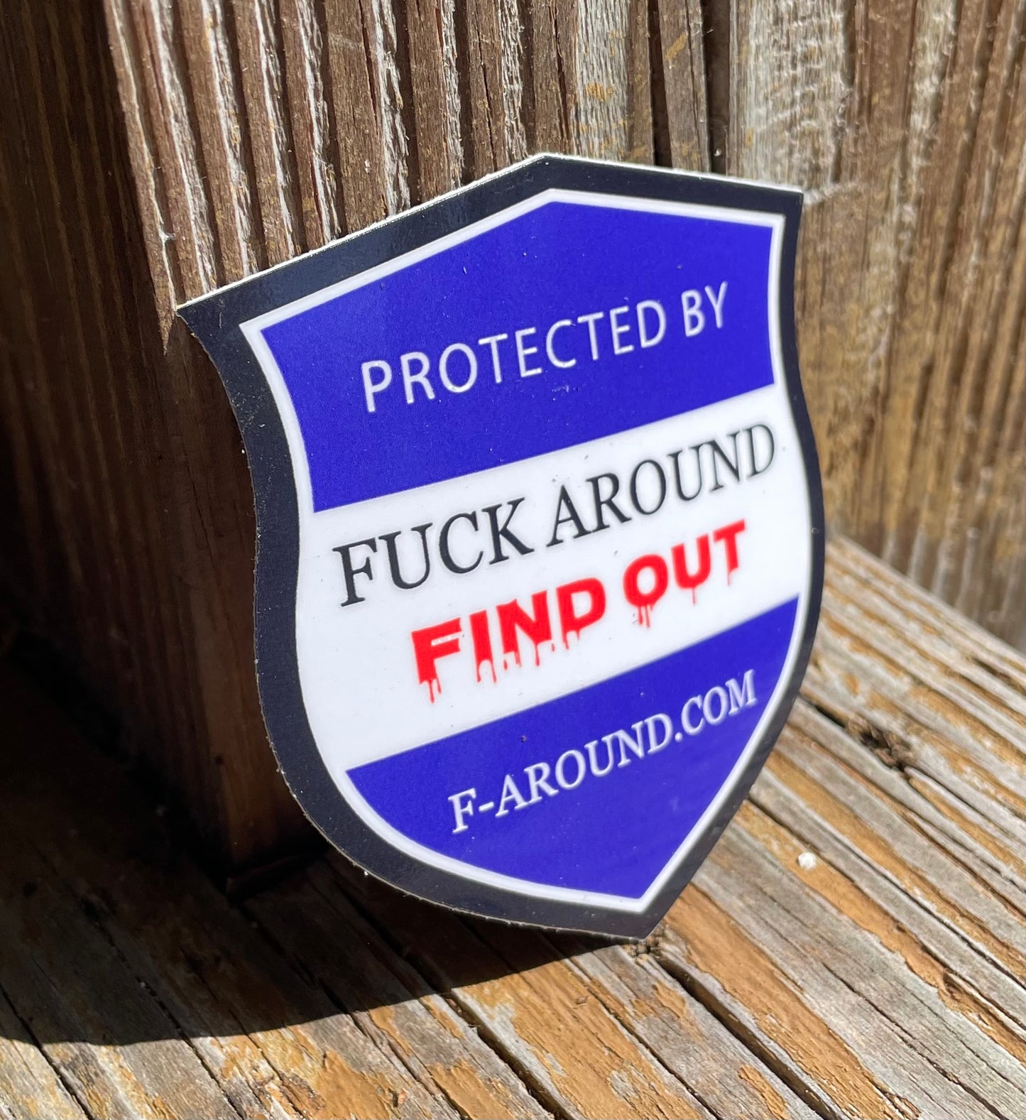 Fuck Around and Find Out Security Stickers