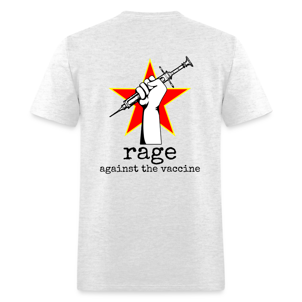rage against the vaccine - light heather gray